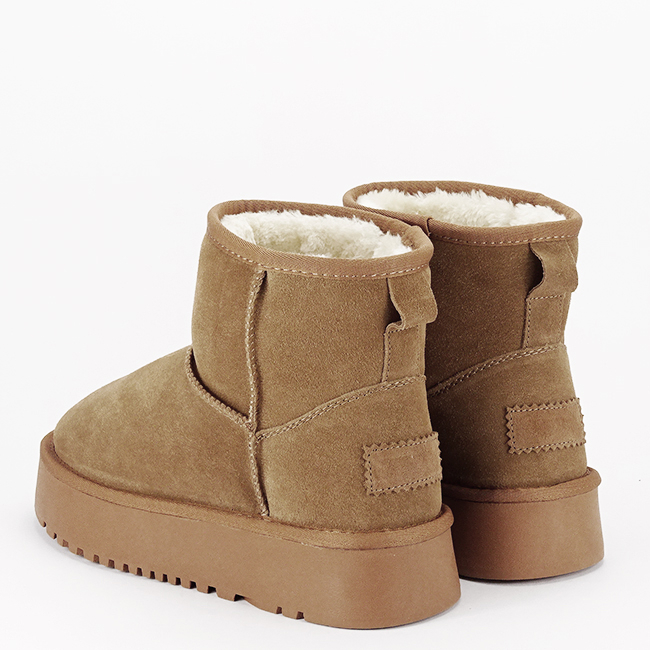 Ghete camel din piele naturala NN605 117 [9]