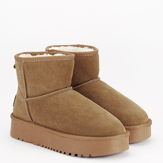 Ghete camel din piele naturala NN605 117 [4]