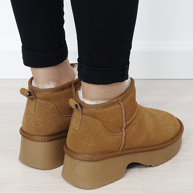 Ghete camel din piele naturala W5878 114 [6]