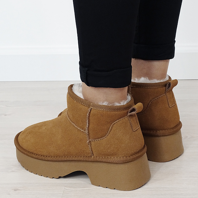 Ghete camel din piele naturala W5878 114 [3]