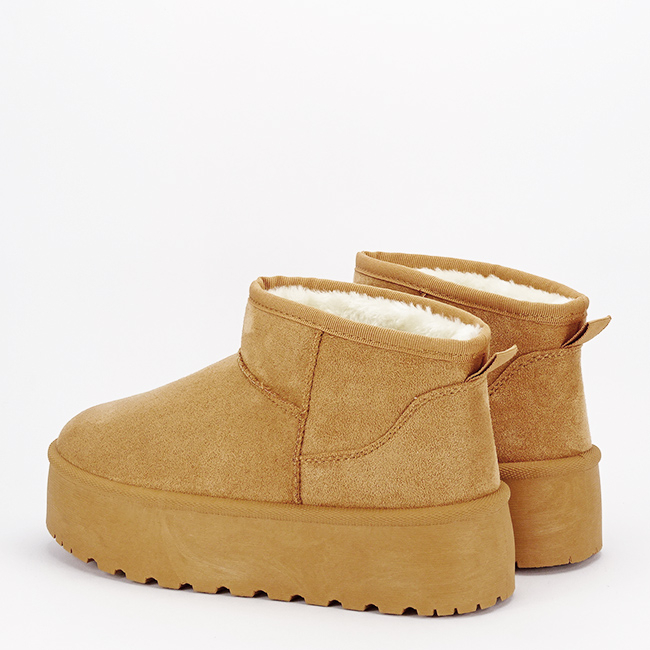 Ghete camel tip UGG cu talpa groasa 333-78 116 [4]