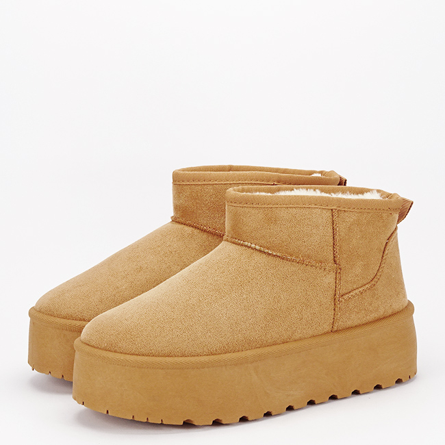 Ghete camel tip UGG cu talpa groasa 333-78 116 [3]
