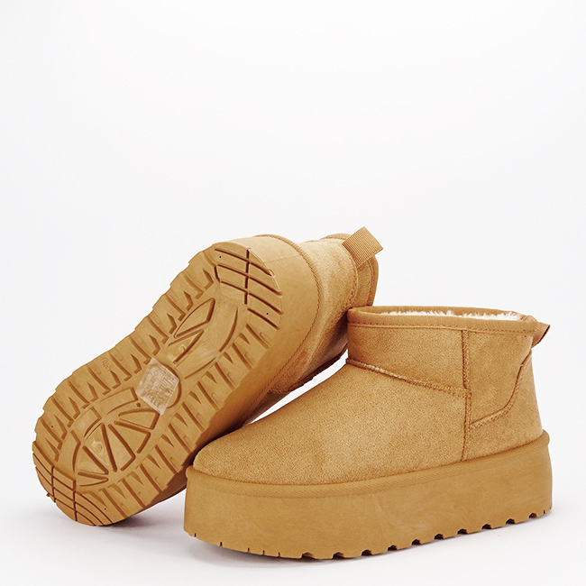 Ghete camel tip UGG cu talpa groasa 333-78 116 [8]