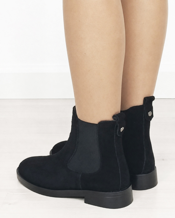 Ghete dama negre din piele naturala 5309A 118 [3]