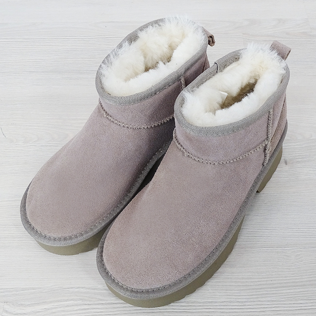 Ghete kaki deschis din piele naturala W5878 114 [8]