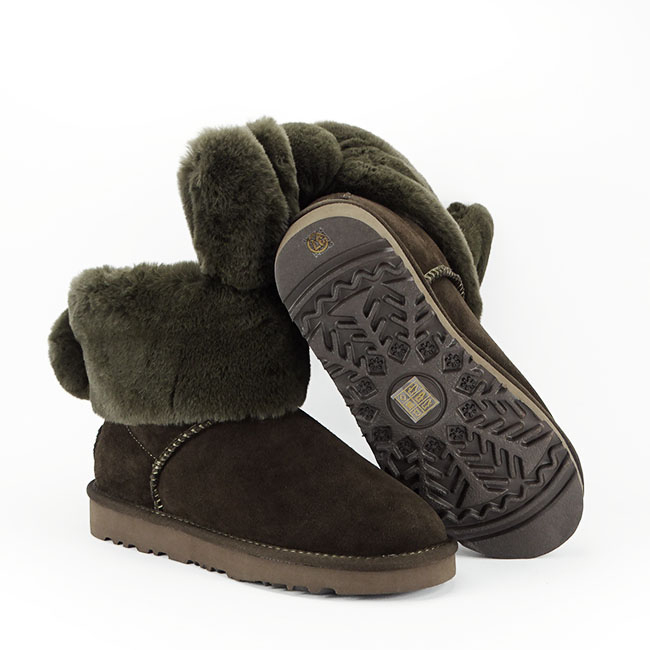 Ghete kaki din piele naturala Abby 111 [8]