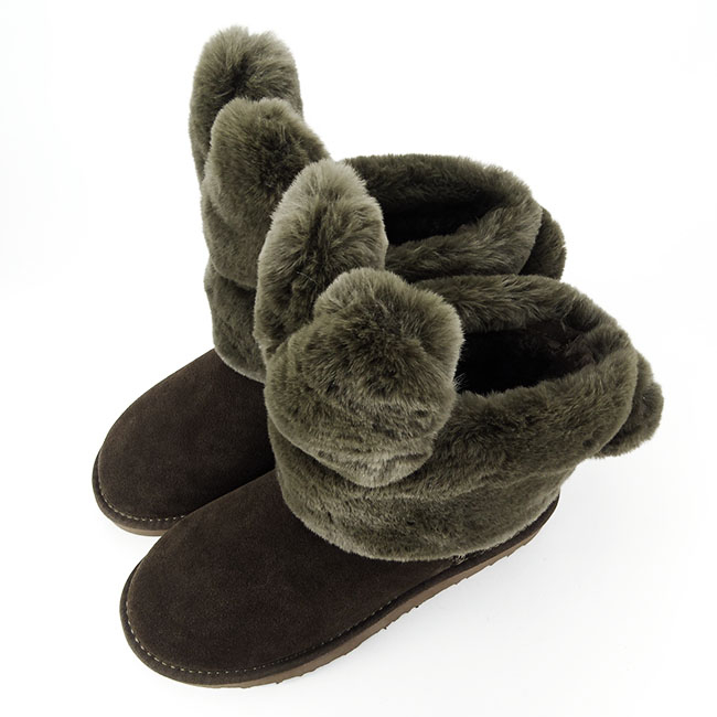 Ghete kaki din piele naturala Abby 111 [9]