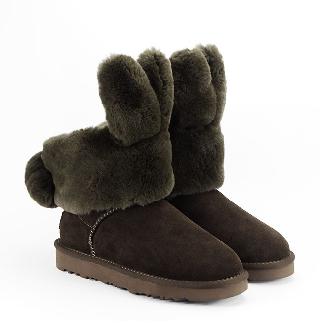 Ghete kaki din piele naturala Abby 111 [7]