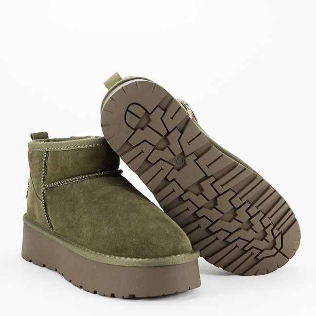 Ghete kaki din piele naturala JB1924 111 [7]