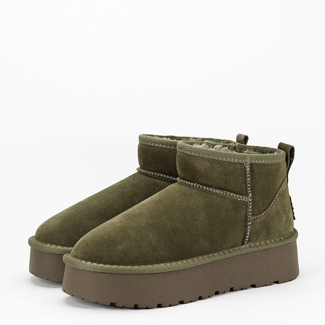 Ghete kaki din piele naturala JB1924 111 [2]