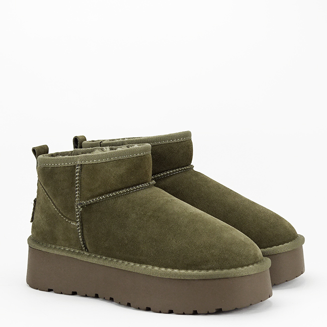 Ghete kaki din piele naturala JB1924 111 [6]