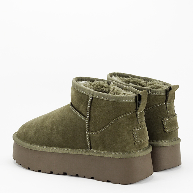 Ghete kaki din piele naturala JB1924 111 [3]