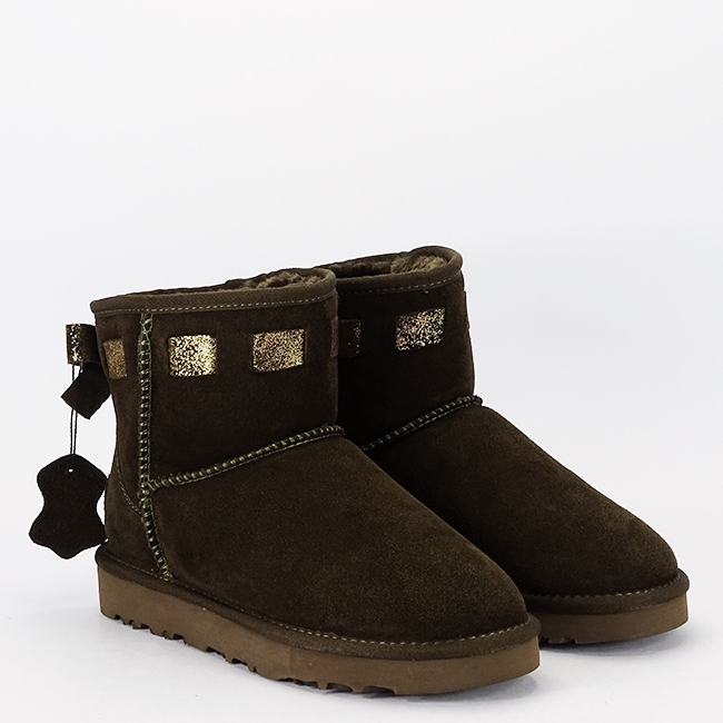 Ghete kaki din piele naturala L7895 19 [6]