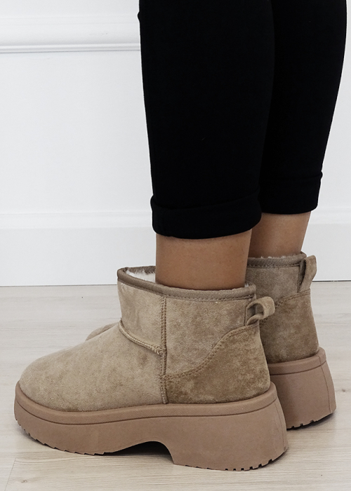 Ghete khaki imblanite cu talpa groasa LT33-49 113 [3]