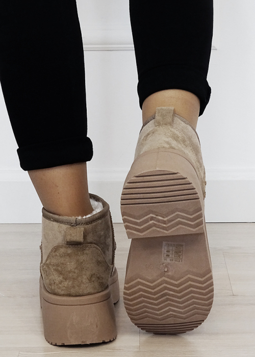 Ghete khaki imblanite cu talpa groasa LT33-49 113 [5]