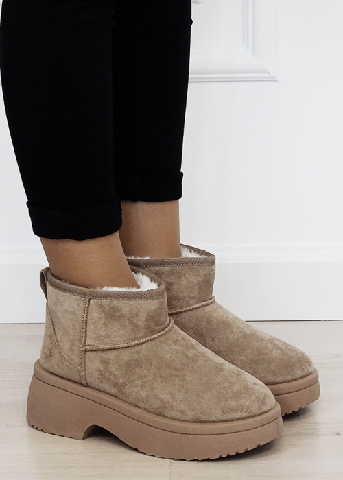 Ghete khaki imblanite cu talpa groasa LT33-49 113 [7]