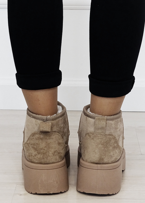 Ghete khaki imblanite cu talpa groasa LT33-49 113 [4]