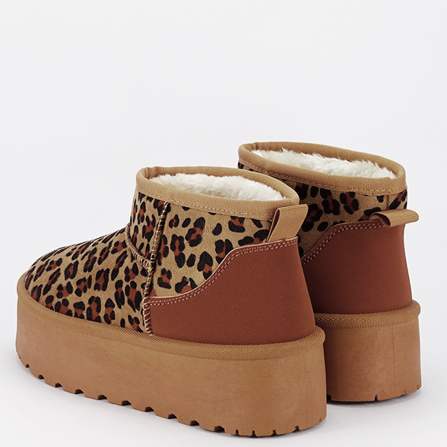 Ghete leopard print tip UGG cu talpa groasa LT33-15 113 [6]