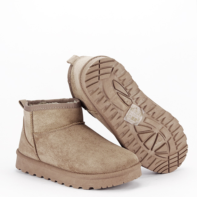 Ghete maro deschis imblanite tip UGG 88-155 112 [7]