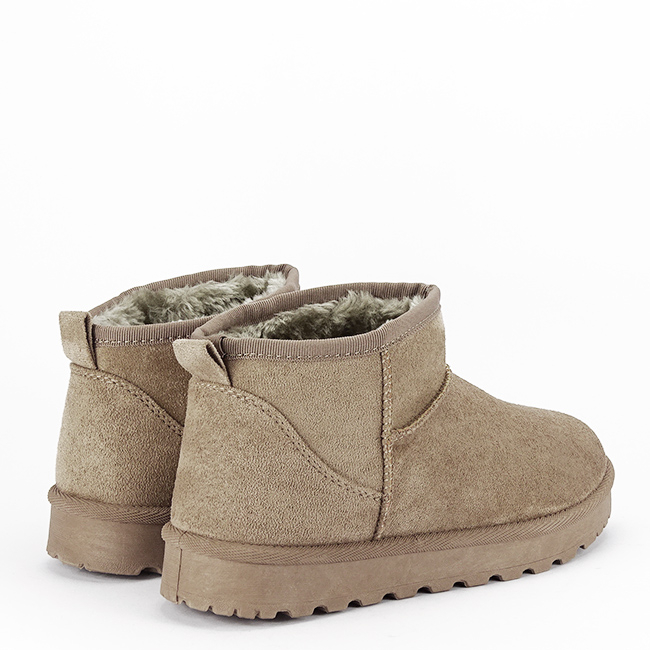 Ghete maro deschis imblanite tip UGG 88-155 112 [5]
