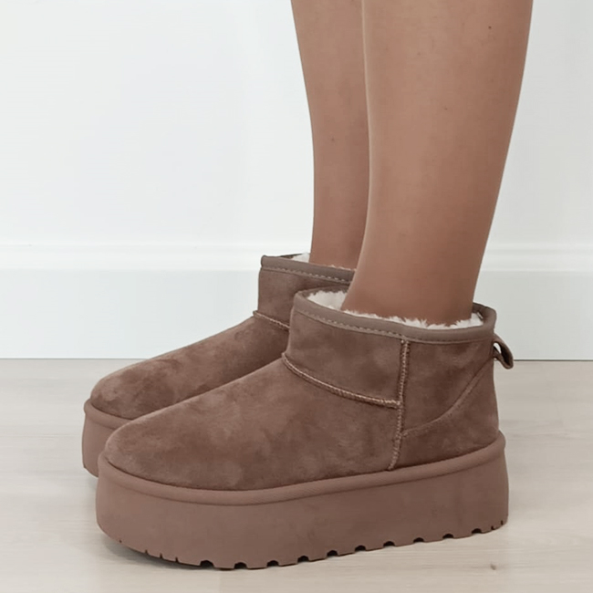 Ghete maro imblanite cu talpa groasa LT33-43 112 [2]