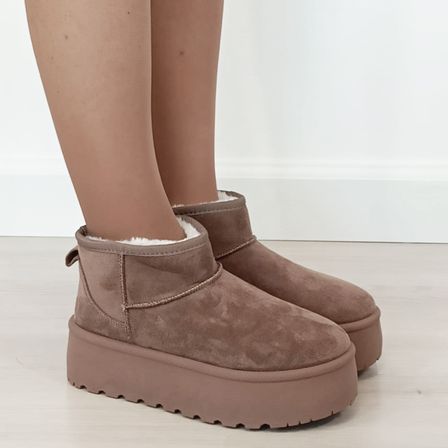 Ghete maro imblanite cu talpa groasa LT33-43 112 [7]
