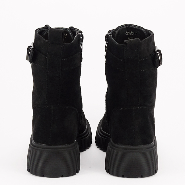 Ghete negre casual cu talpa groasa 5699 115 [5]