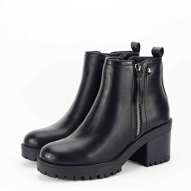Ghete negre cu talpa groasa 5800 115 [2]
