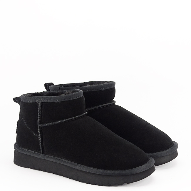 Ghete negre din piele naturala JB1966 111 [7]