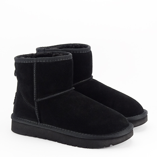 Ghete negre din piele naturala JB1967 111 [6]
