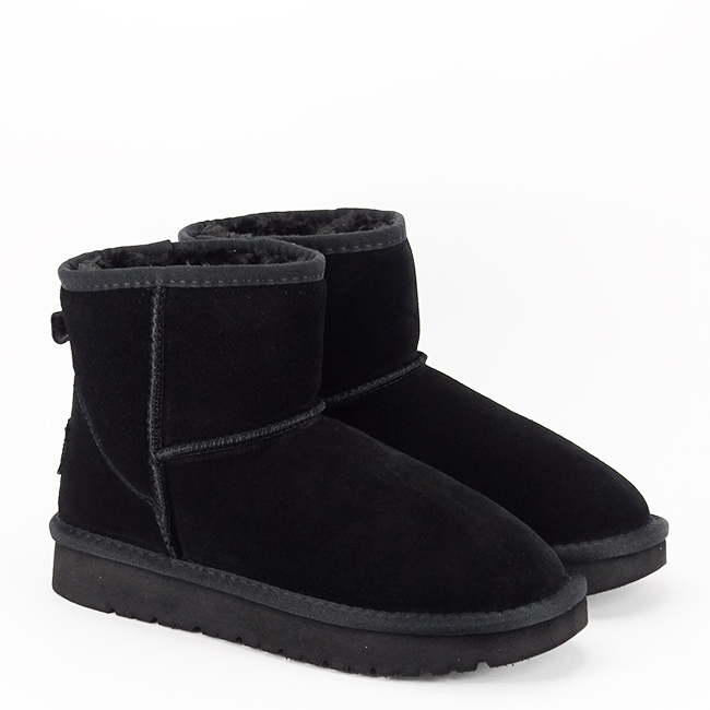 Ghete negre din piele naturala JB1967 111 [7]