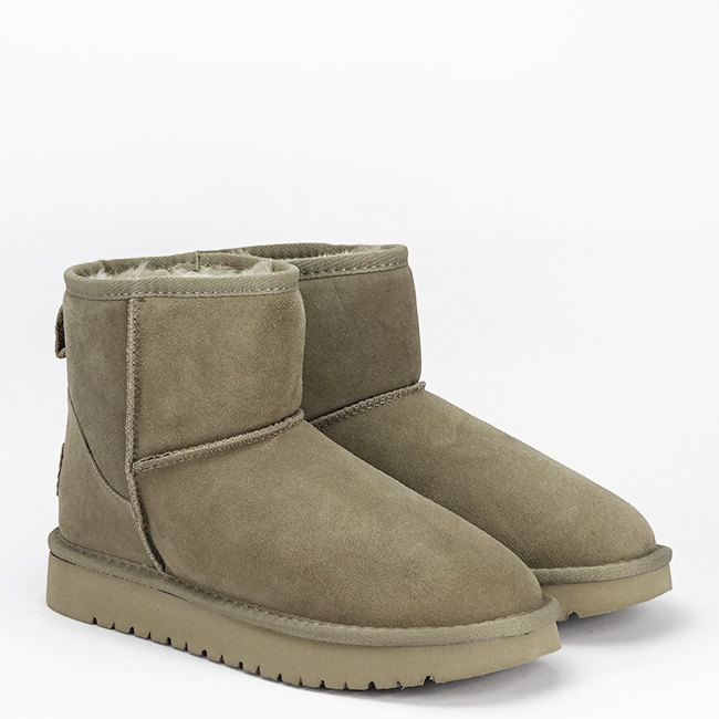 Ghete taupe din piele naturala JB1967 111 [4]