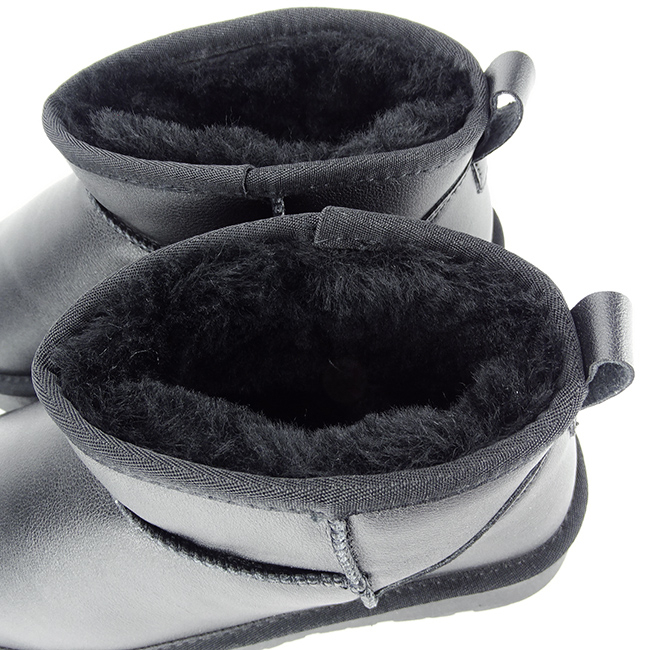 Ghete negre din piele naturala W5828-1 118 [11]