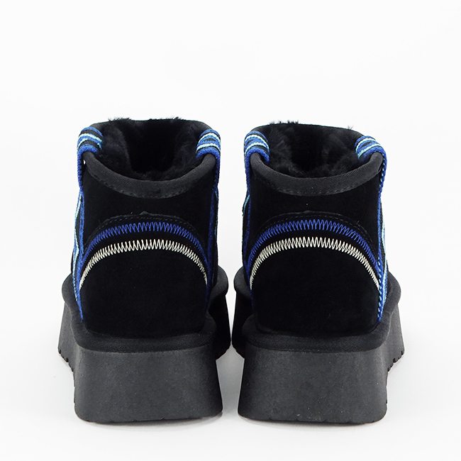 Ghete negre din piele naturala W5829 118 [6]