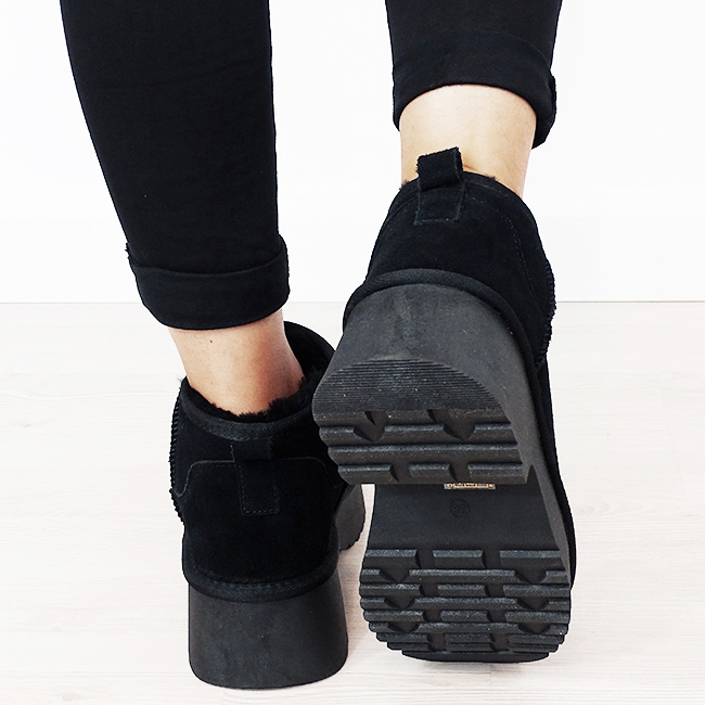 Ghete negre din piele naturala W5878 114 [5]
