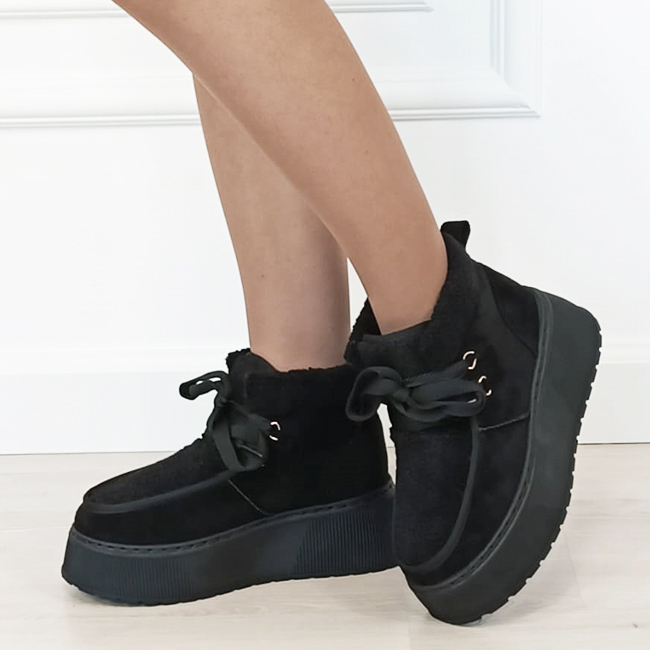 Ghete negre imblanite 25815 115
