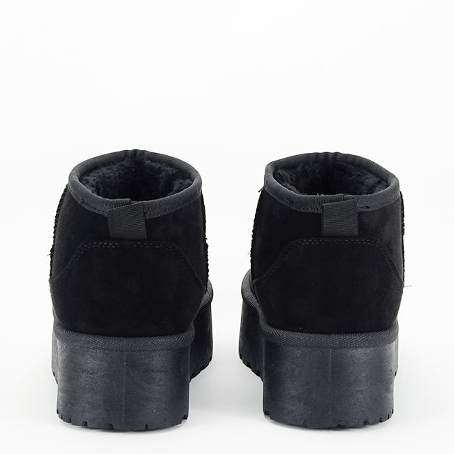 Ghete negre imblanite cu talpa groasa LT33-43 112 [5]