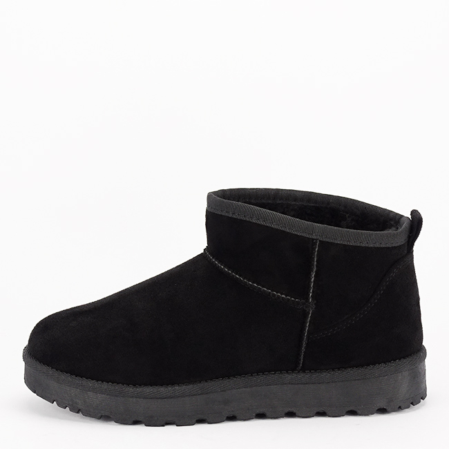 Ghete negre imblanite tip UGG 88-155 112