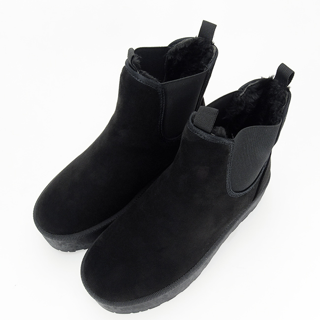 Ghete negre tip UGG cu talpa groasa LT33-16 111 [8]