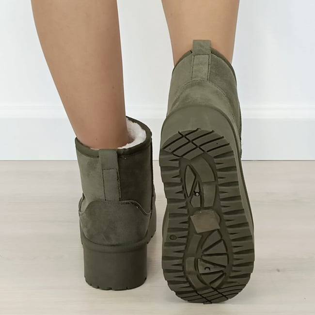 Ghete verzi imblanite cu talpa groasa LT33-45 111 [5]