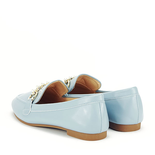 Mocasini albastru pal cu perle Meredith M2 [3]