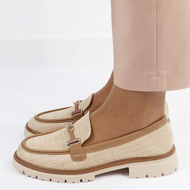Mocasini bej de tip loafers 2200 03 [3]