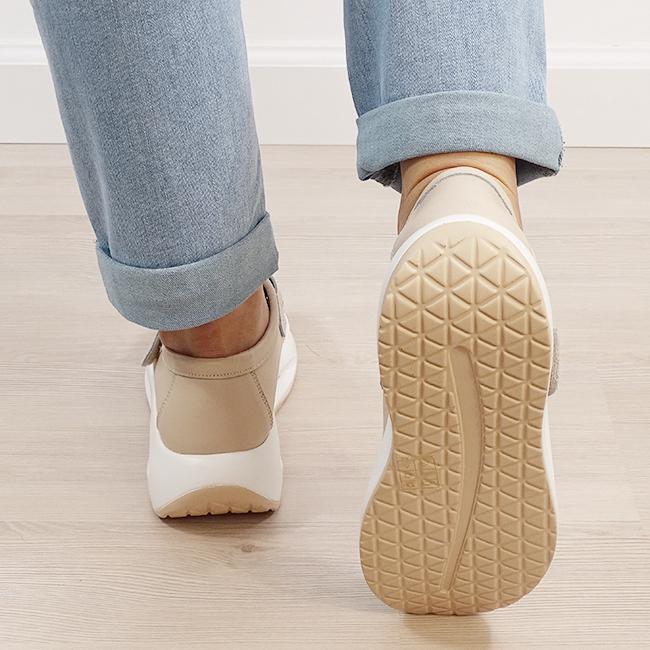 Mocasini bej din piele naturala WKS01 M7 [7]
