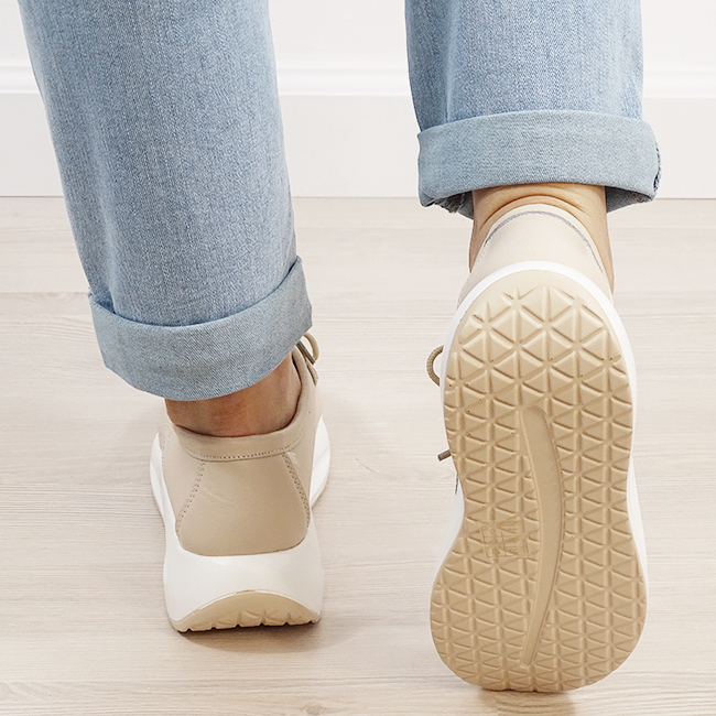 Mocasini bej din piele naturala WKS02 M7 [8]