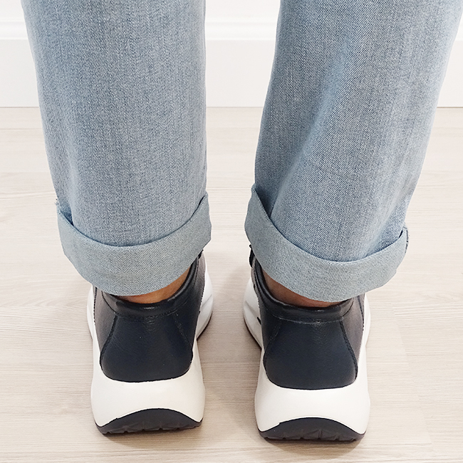 Mocasini bleumarin din piele naturala WKS02 M7 [4]