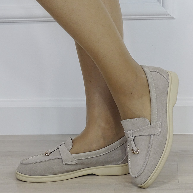 Mocasini dama bej tip loafers 9753 02 [2]