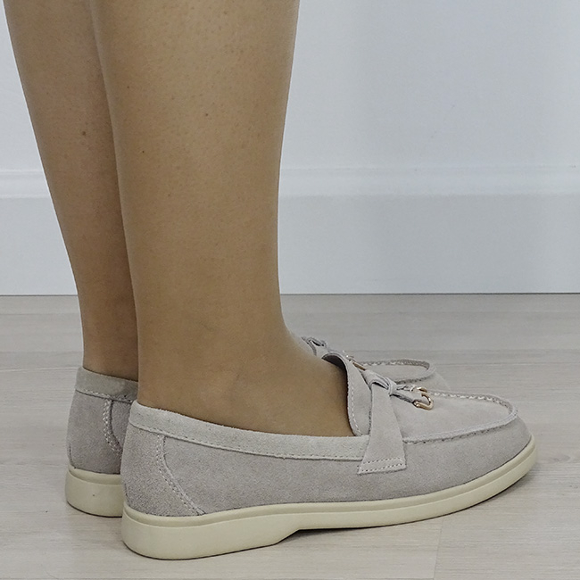 Mocasini dama bej tip loafers 9753 02 [5]