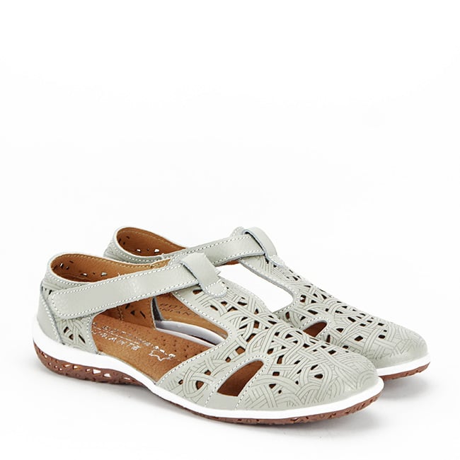 Balerini gri din piele naturala CXWL2118 M5 [4]