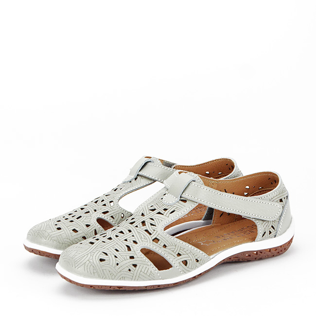Balerini gri din piele naturala CXWL2118 M5 [6]