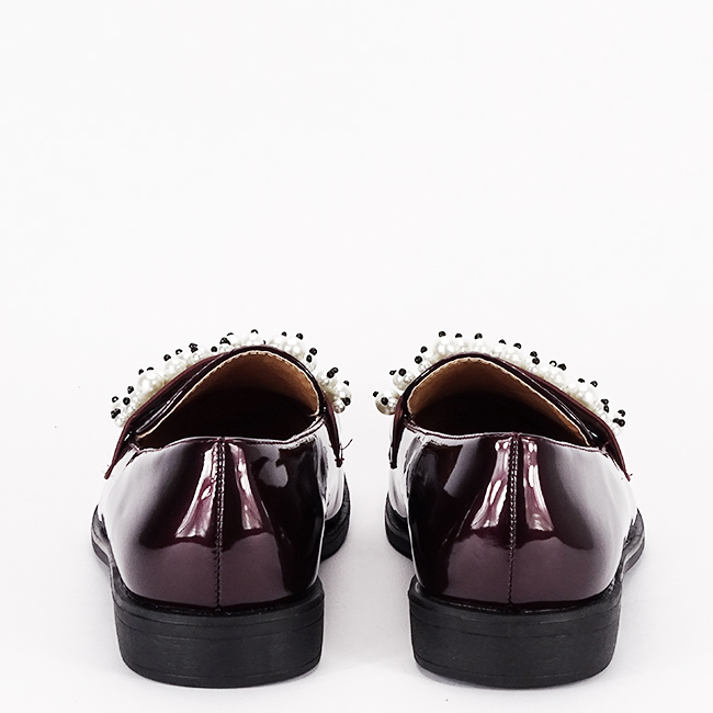 Mocasini lacuiti visinii de tip loafers B331 01 [4]